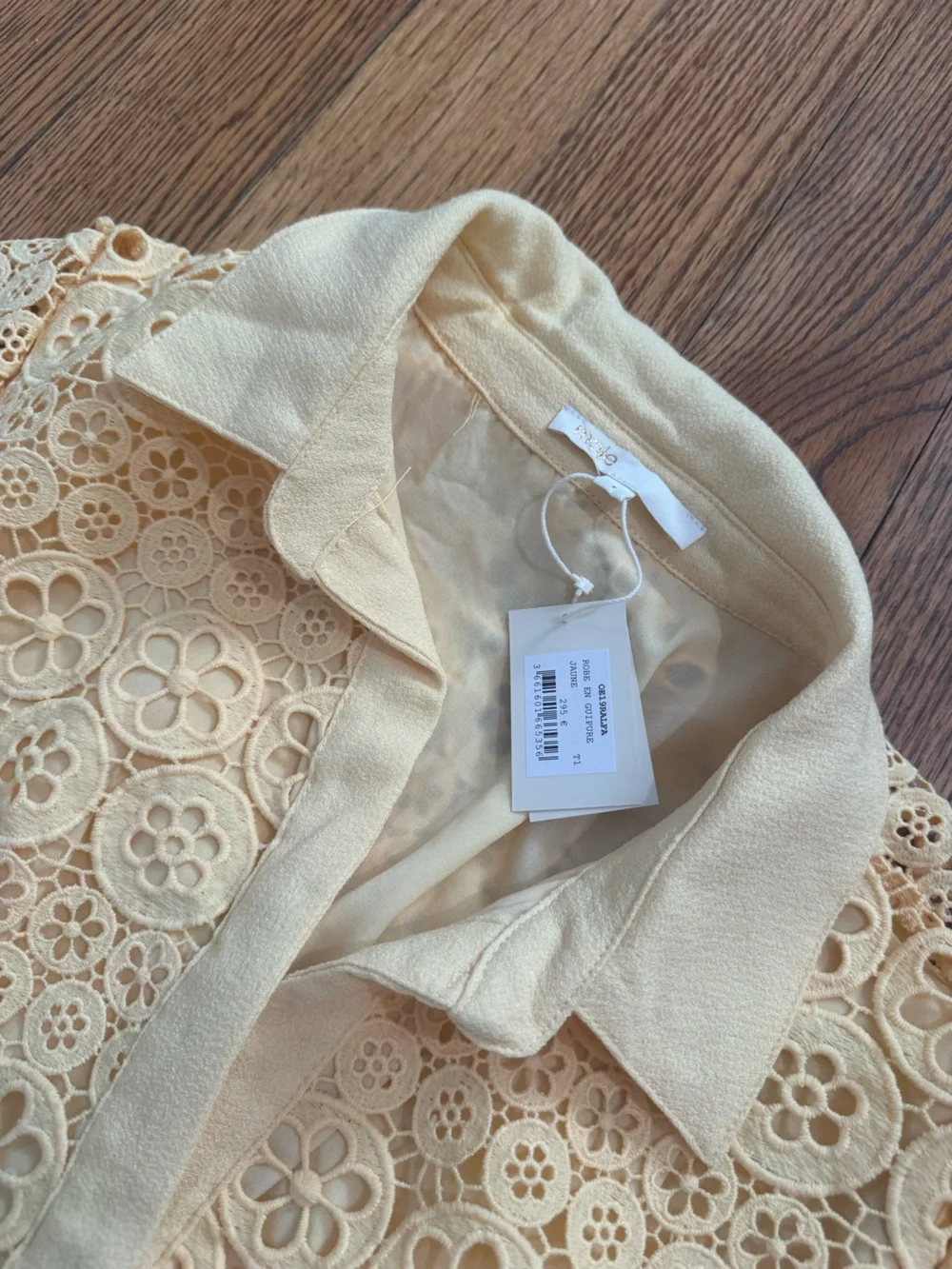 Make Yellow Crochet midi dress - Picture 3 of 6